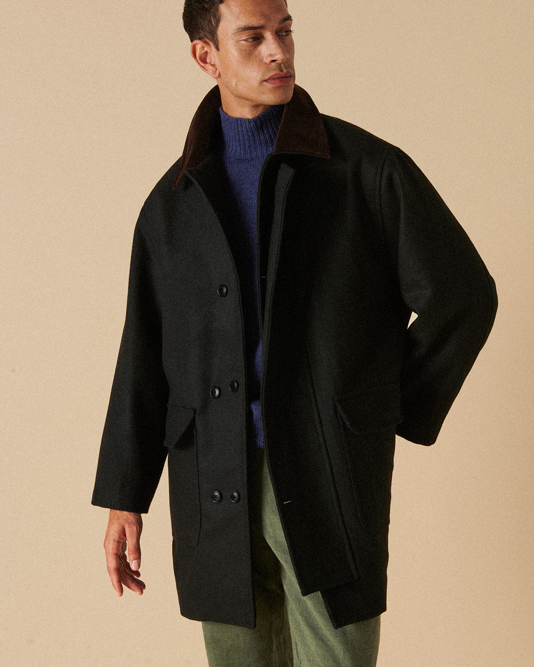 Responder Coat Charcoal Black