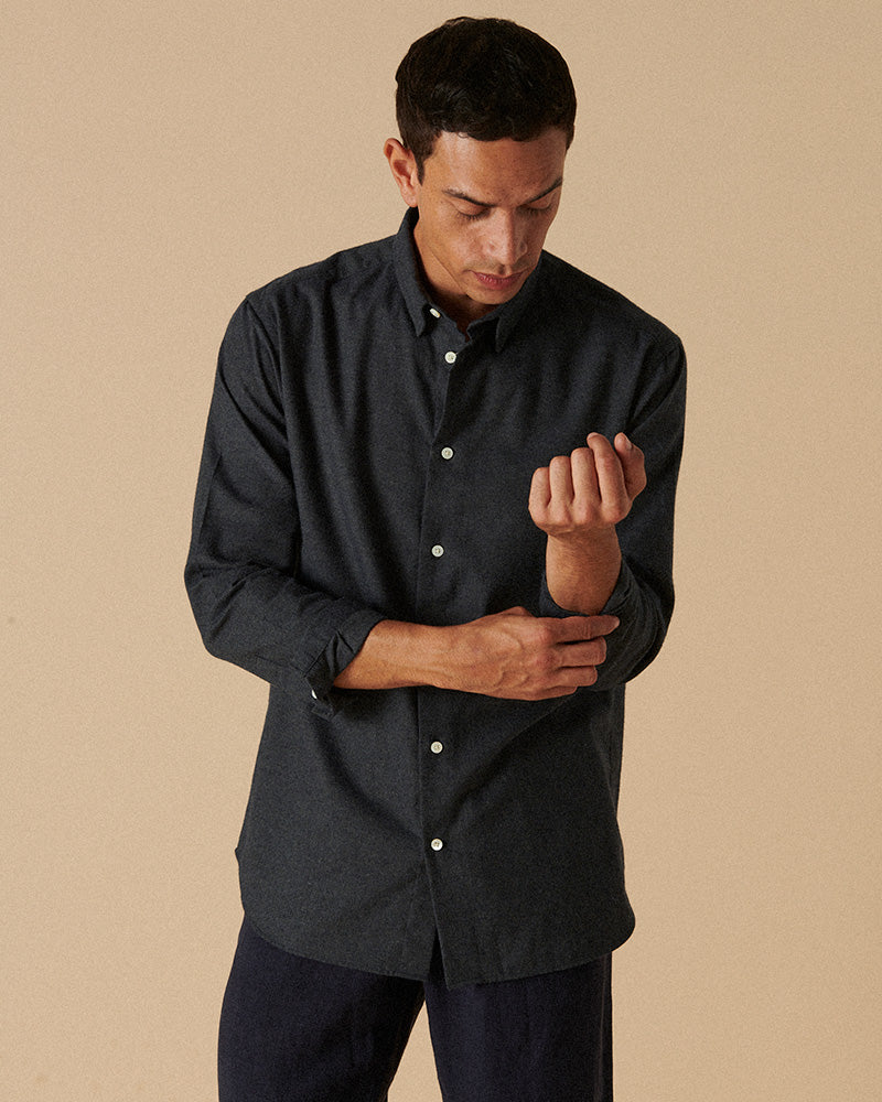Cotton & Cashmere Signature Flint Twill
