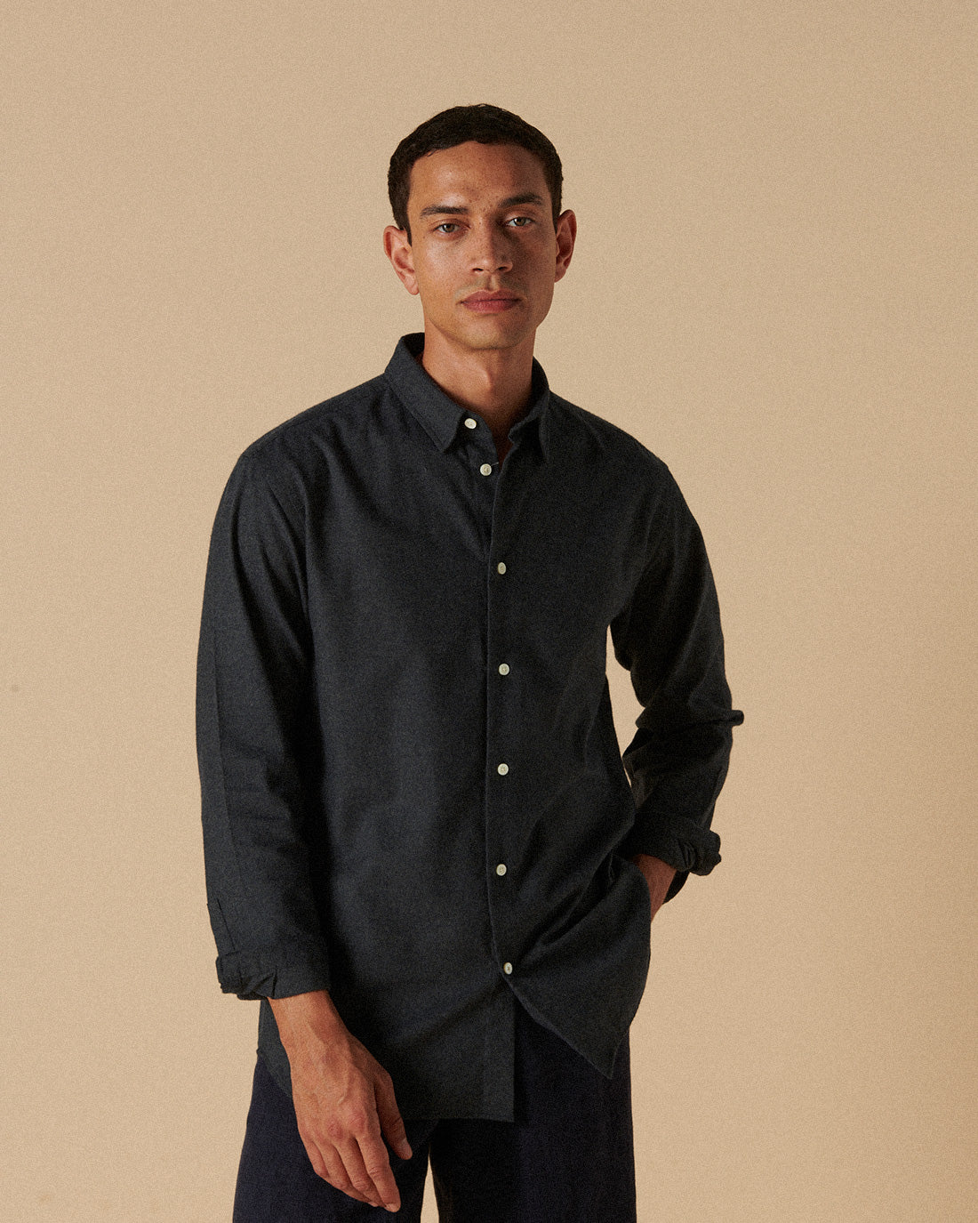 Cotton & Cashmere Signature Flint Twill