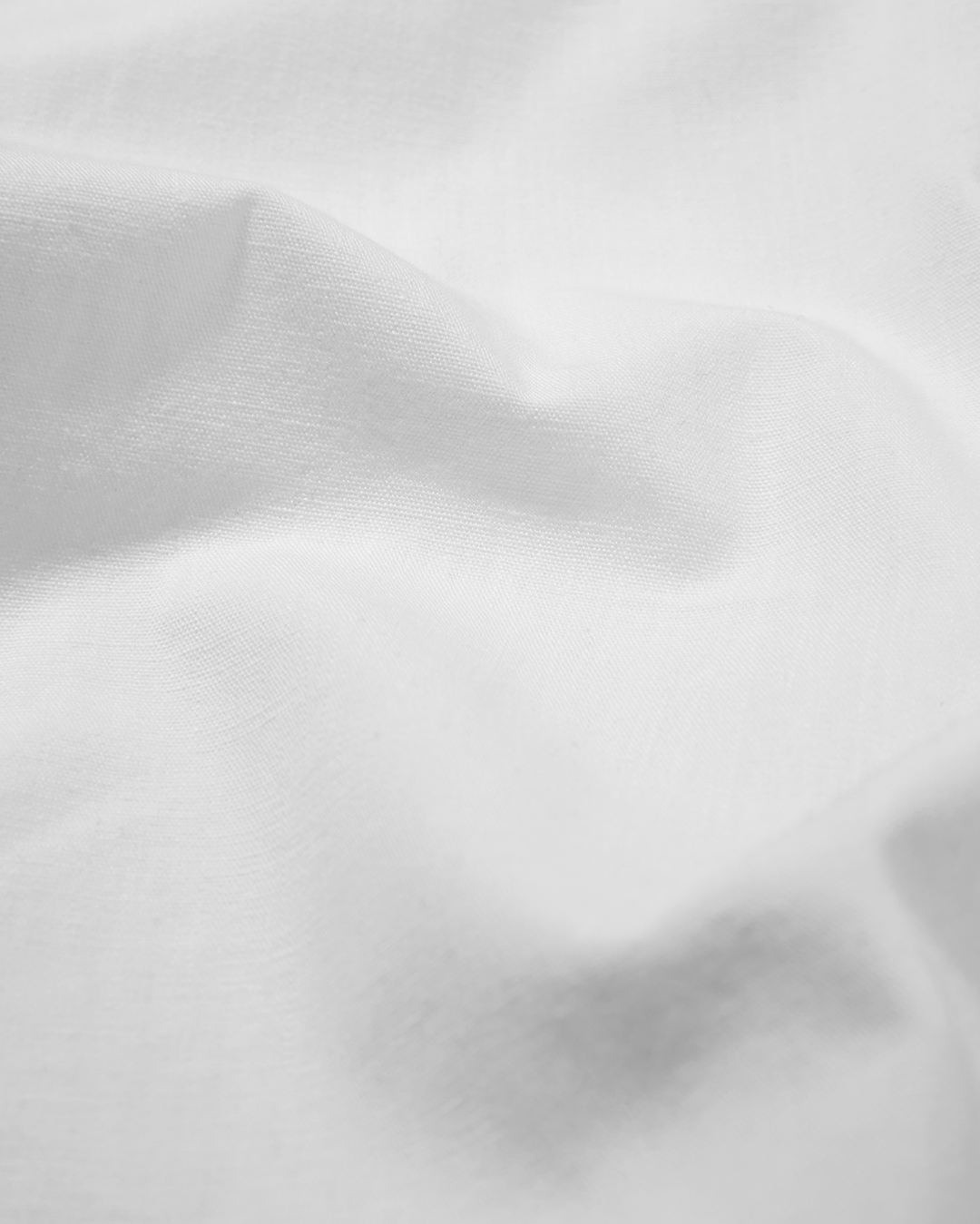 Cotton Linen Formal Shirt Pure White