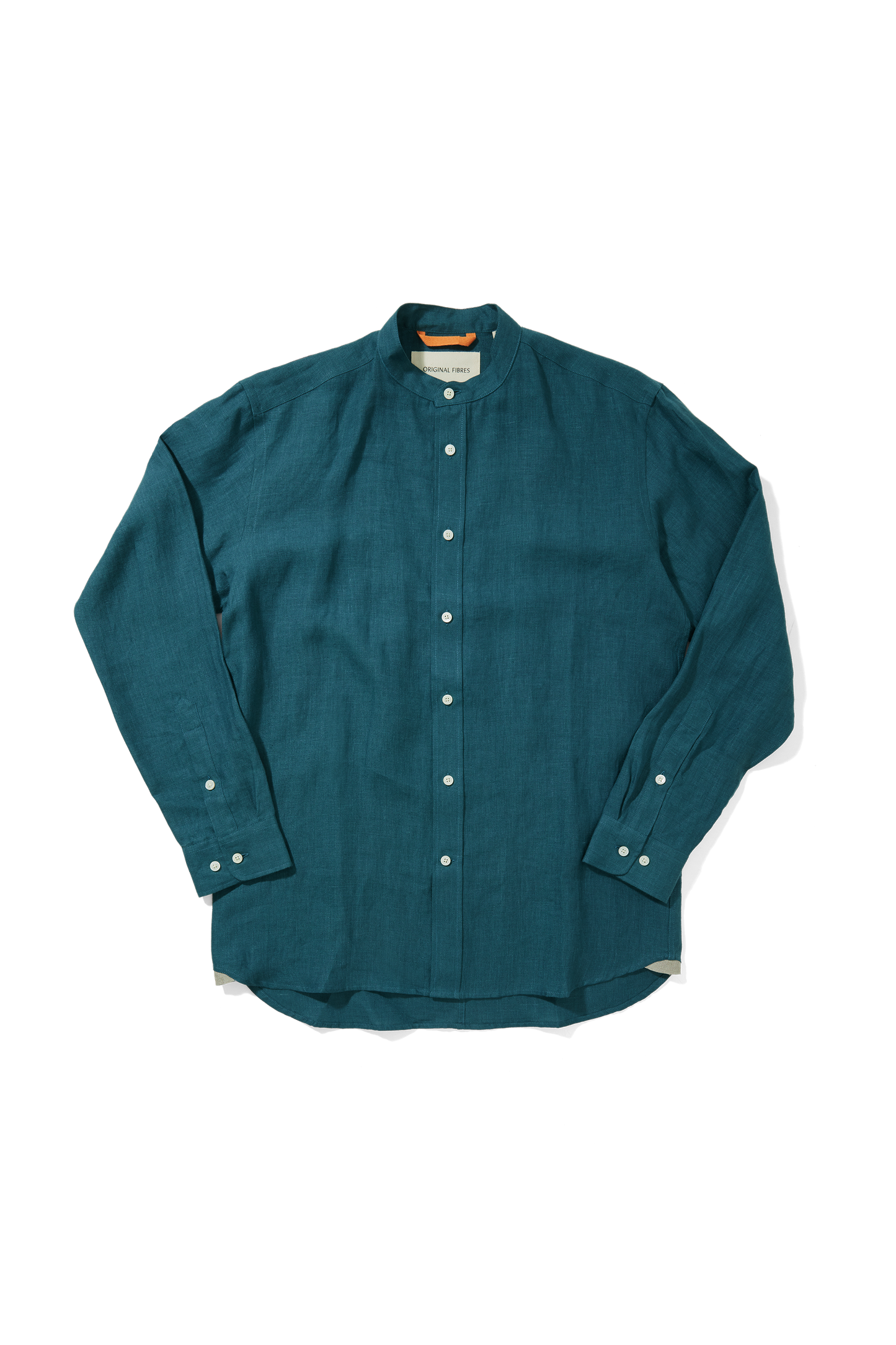 Medium Weight Linen Grandpa Petrol