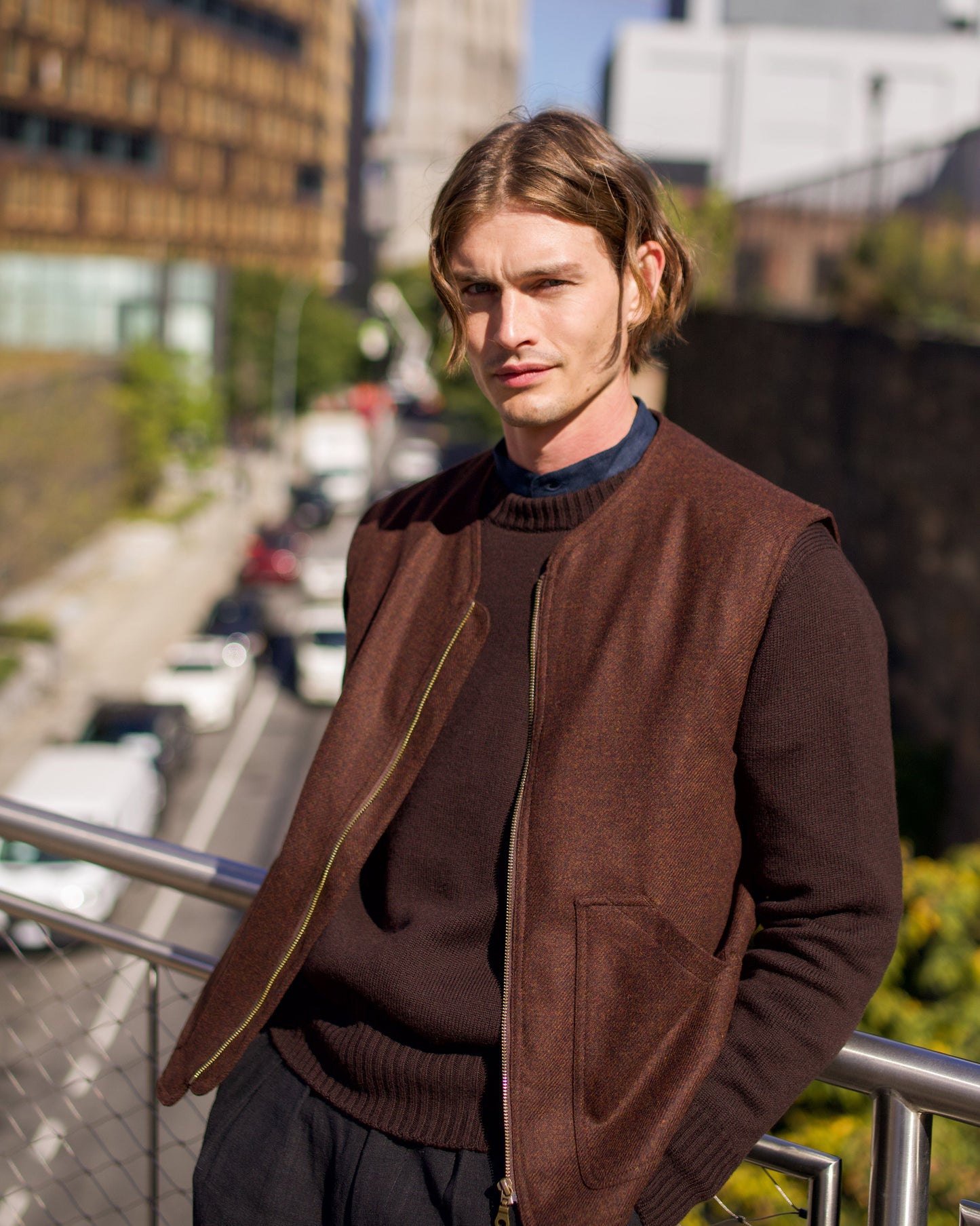 Merino Crewneck Jumper Chocolate Brown