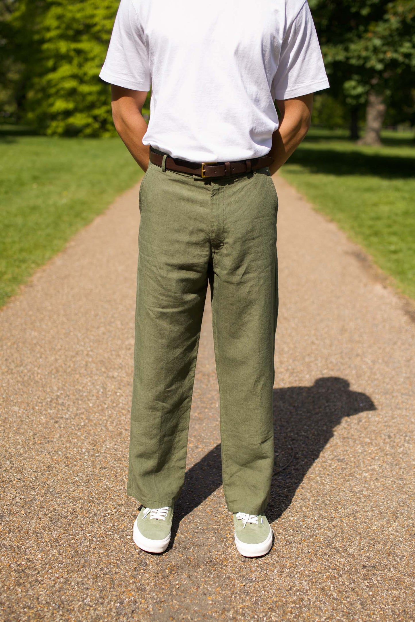 Wide Leg Trouser Olive