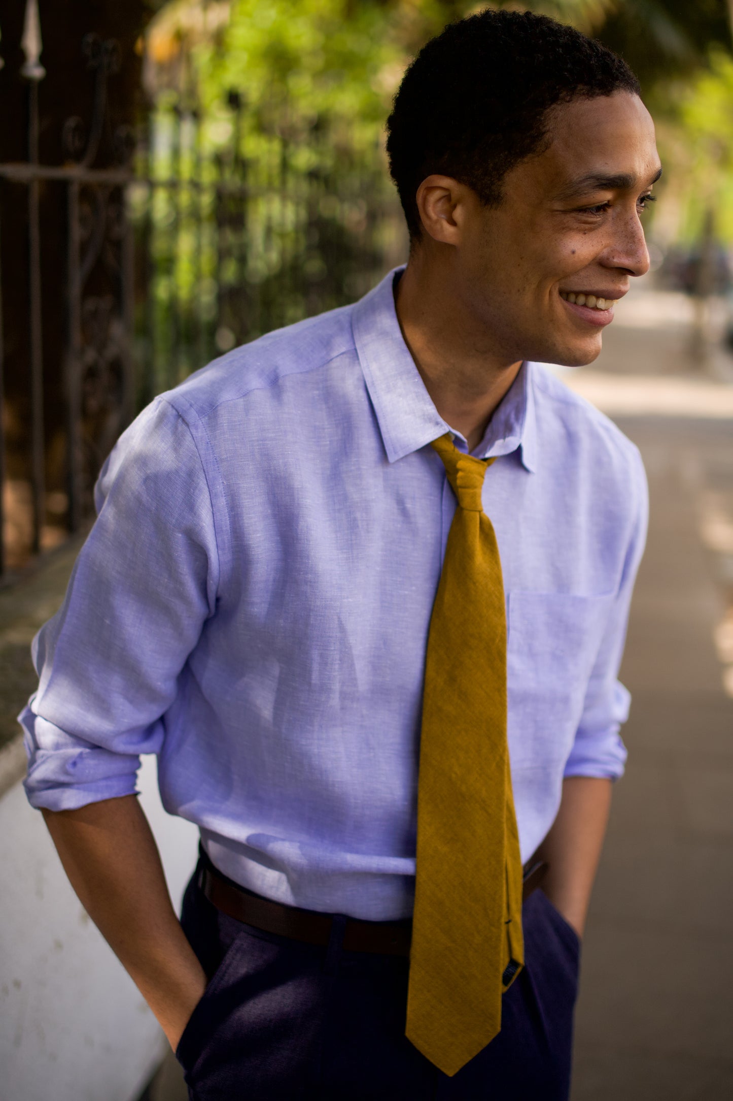 Willow Linen Tie