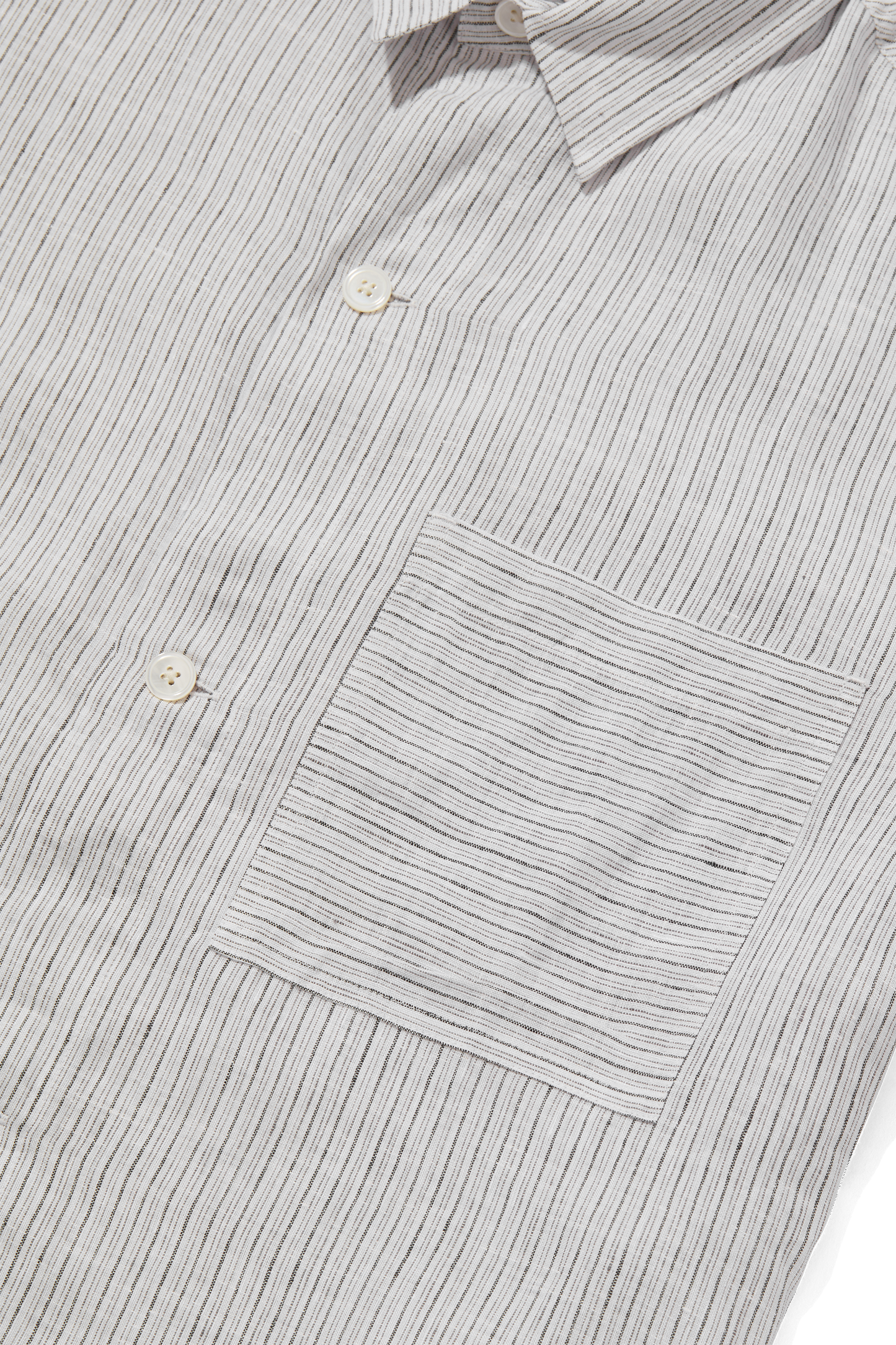 Linen Beach Jacket Sea Stripe