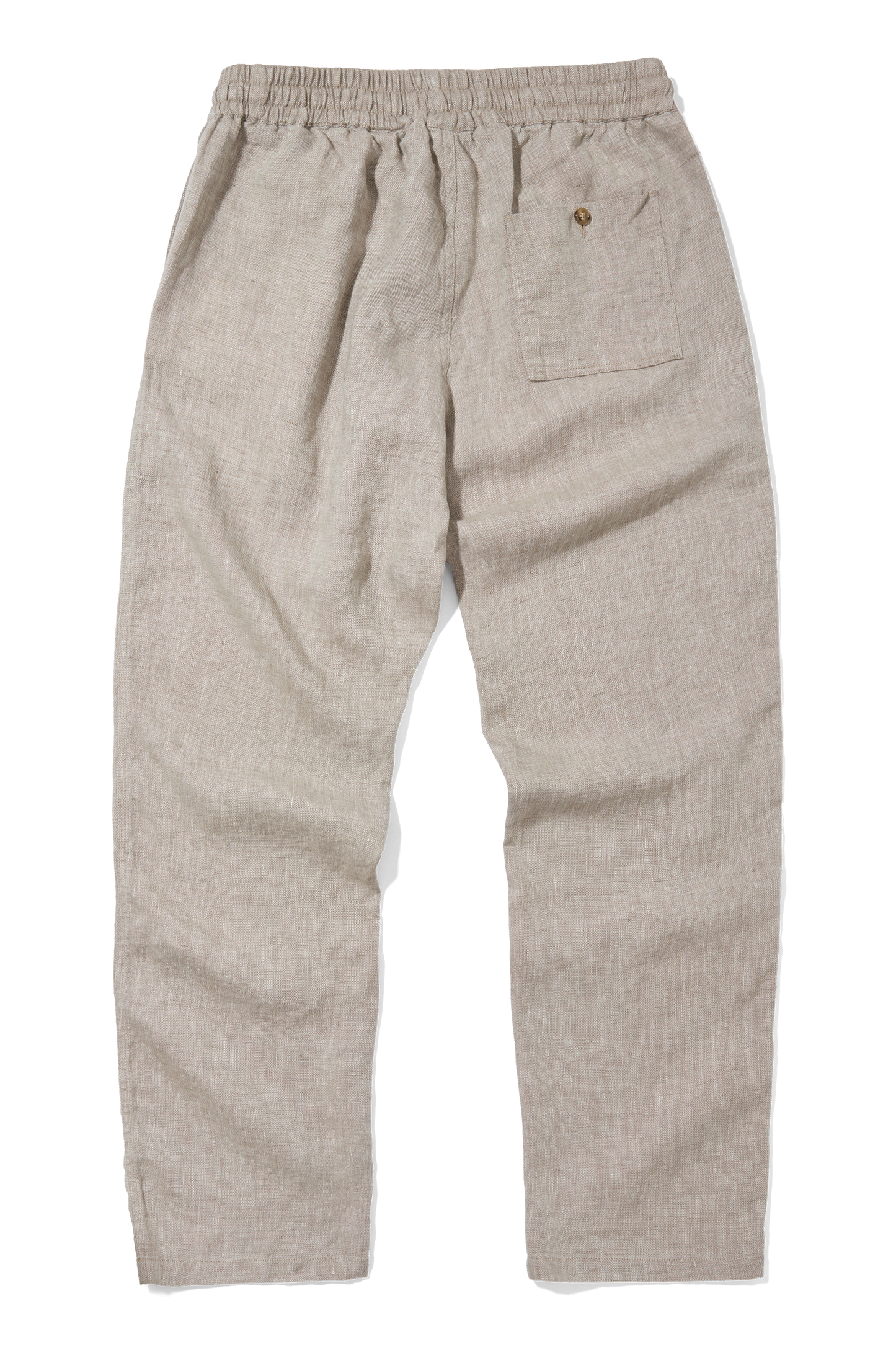 Easy Trousers Oatmeal Yarn-Dye