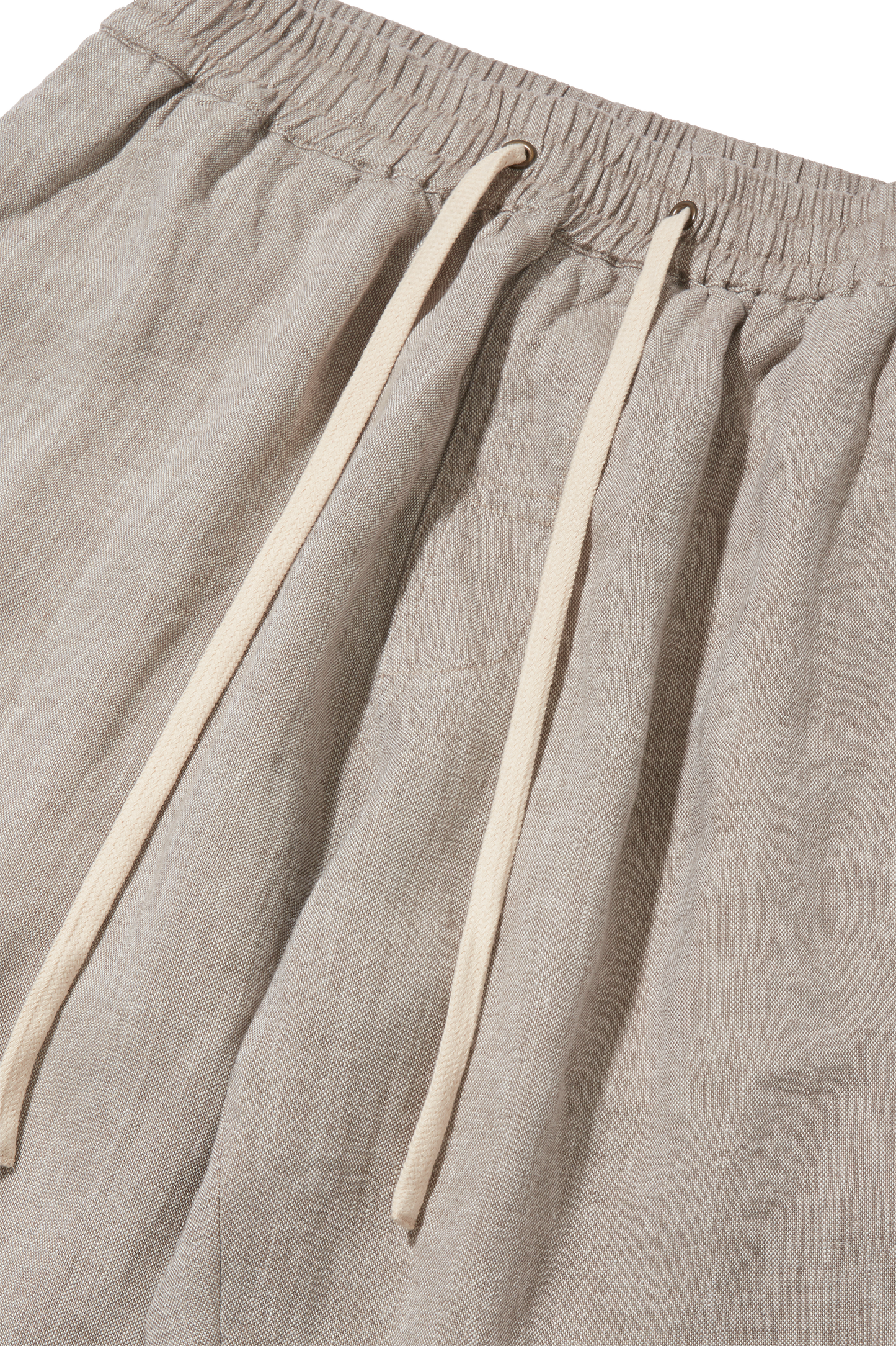 Easy Trousers Oatmeal Yarn-Dye