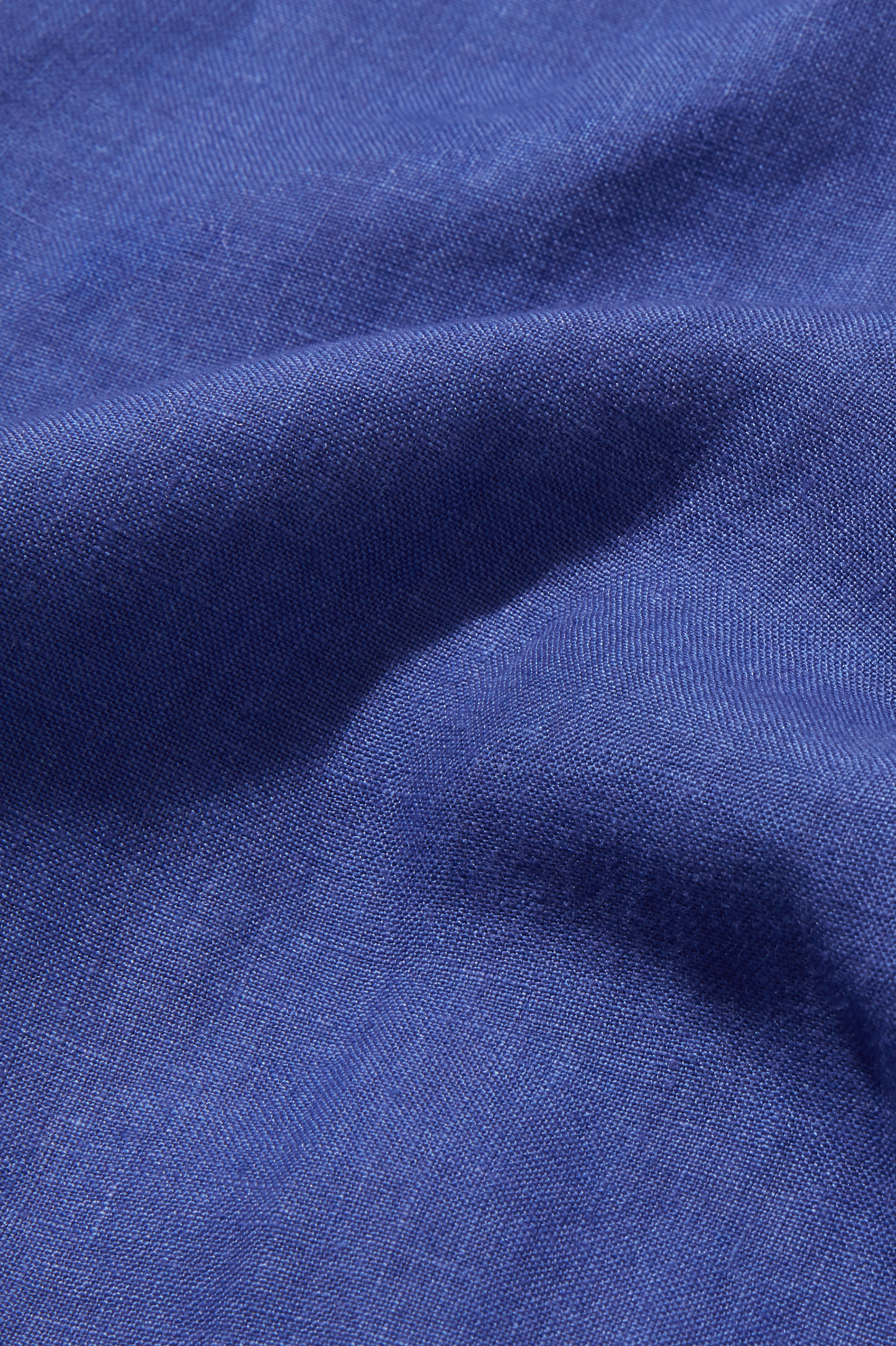 Midweight Linen Signature Shirt Klein Blue