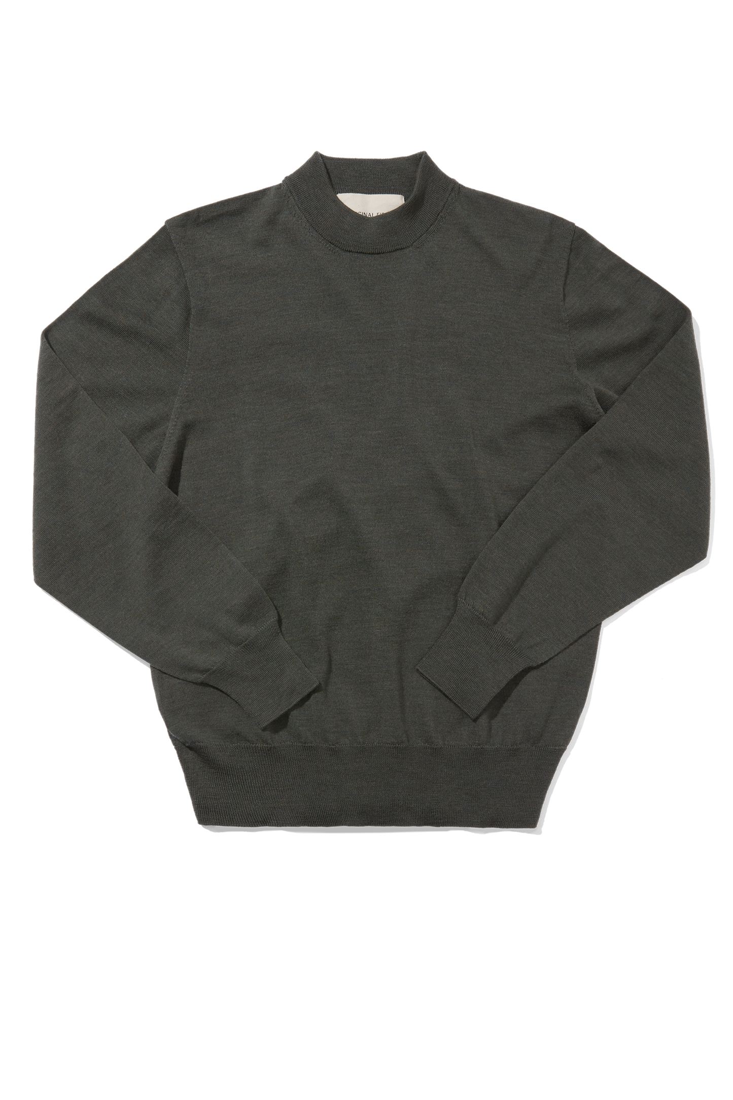 Merino Mock Neck Fir