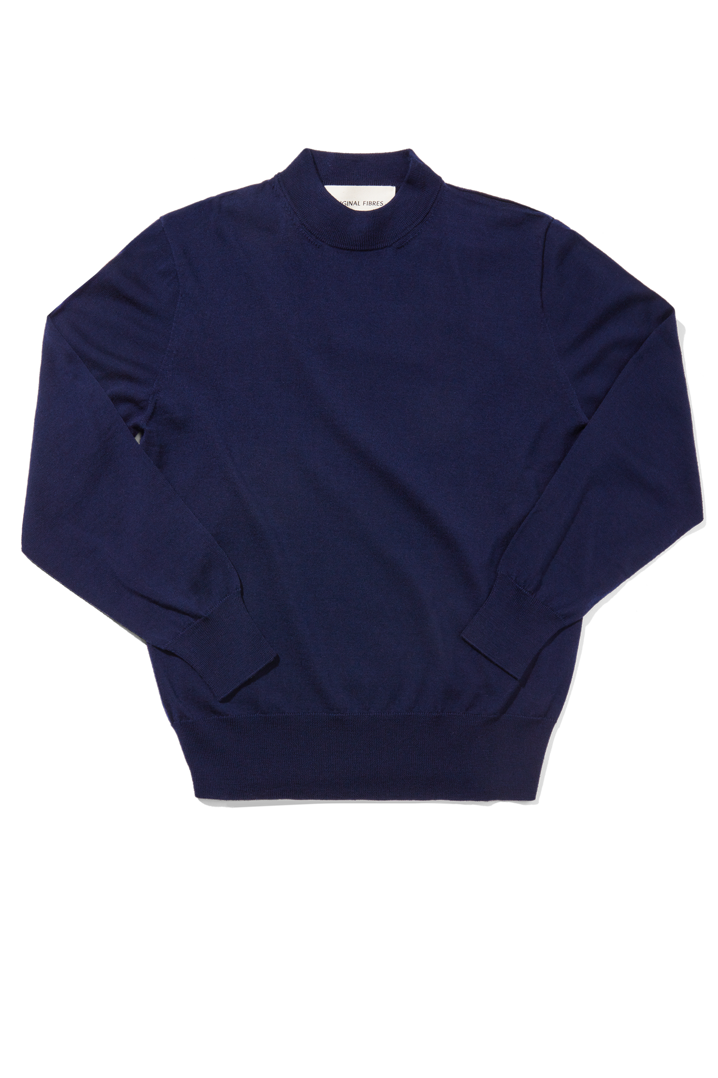 Merino Mock Neck Ink