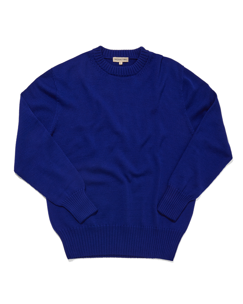 Merino Crewneck Golborne Blue