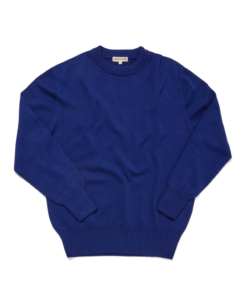 Merino Crewneck Golborne Blue