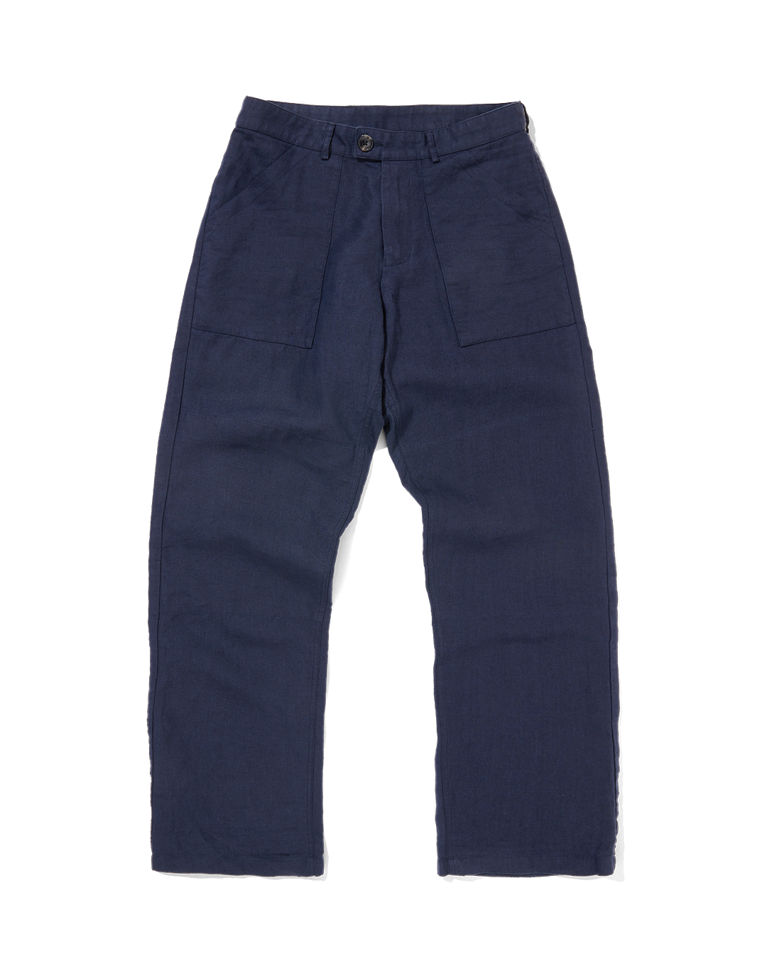 Patch Pocket Trousers Navy Blue