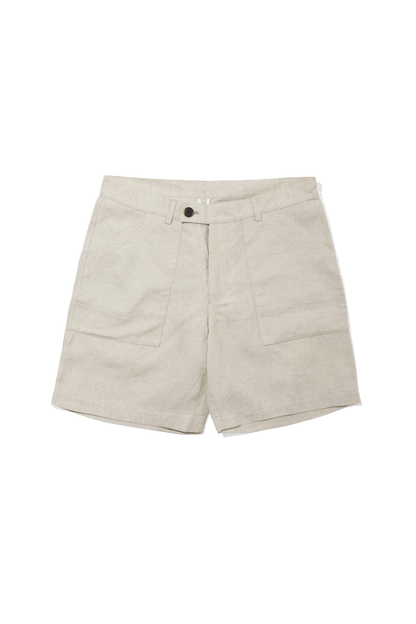 Patch Pocket Shorts 7 Inch Oatmeal