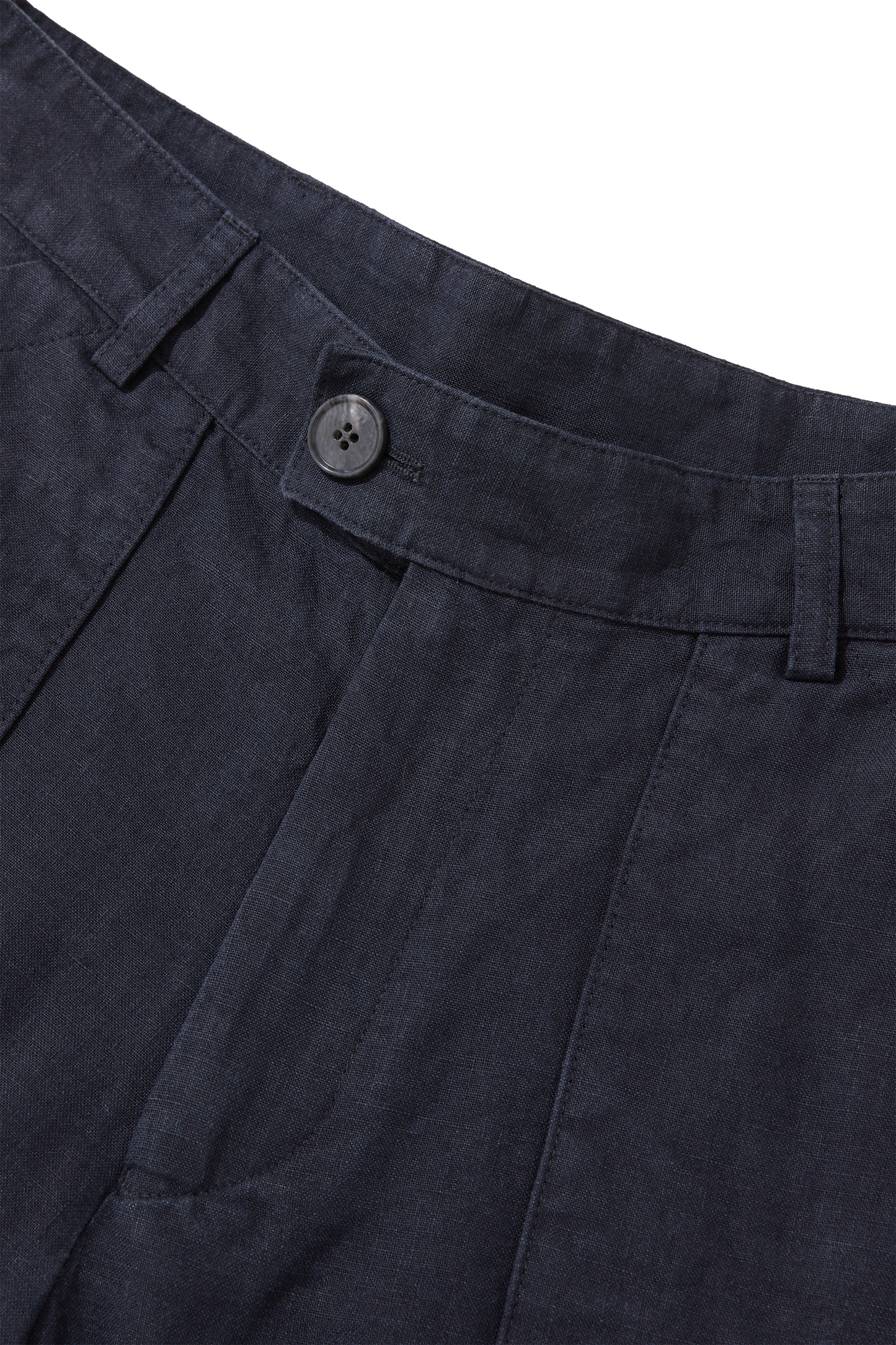 Patch Pocket Trousers Navy Blue