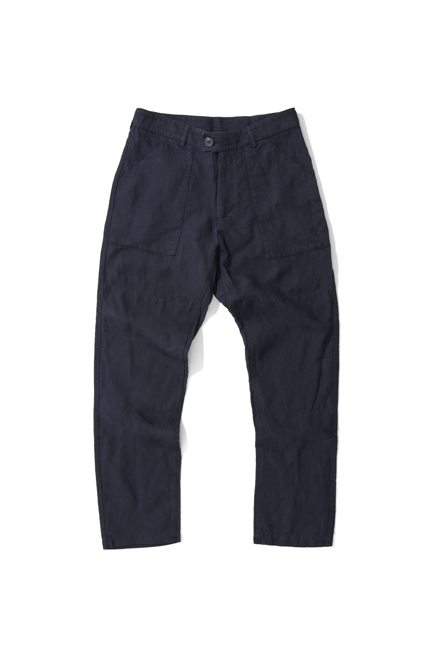 Patch Pocket Trousers Navy Blue