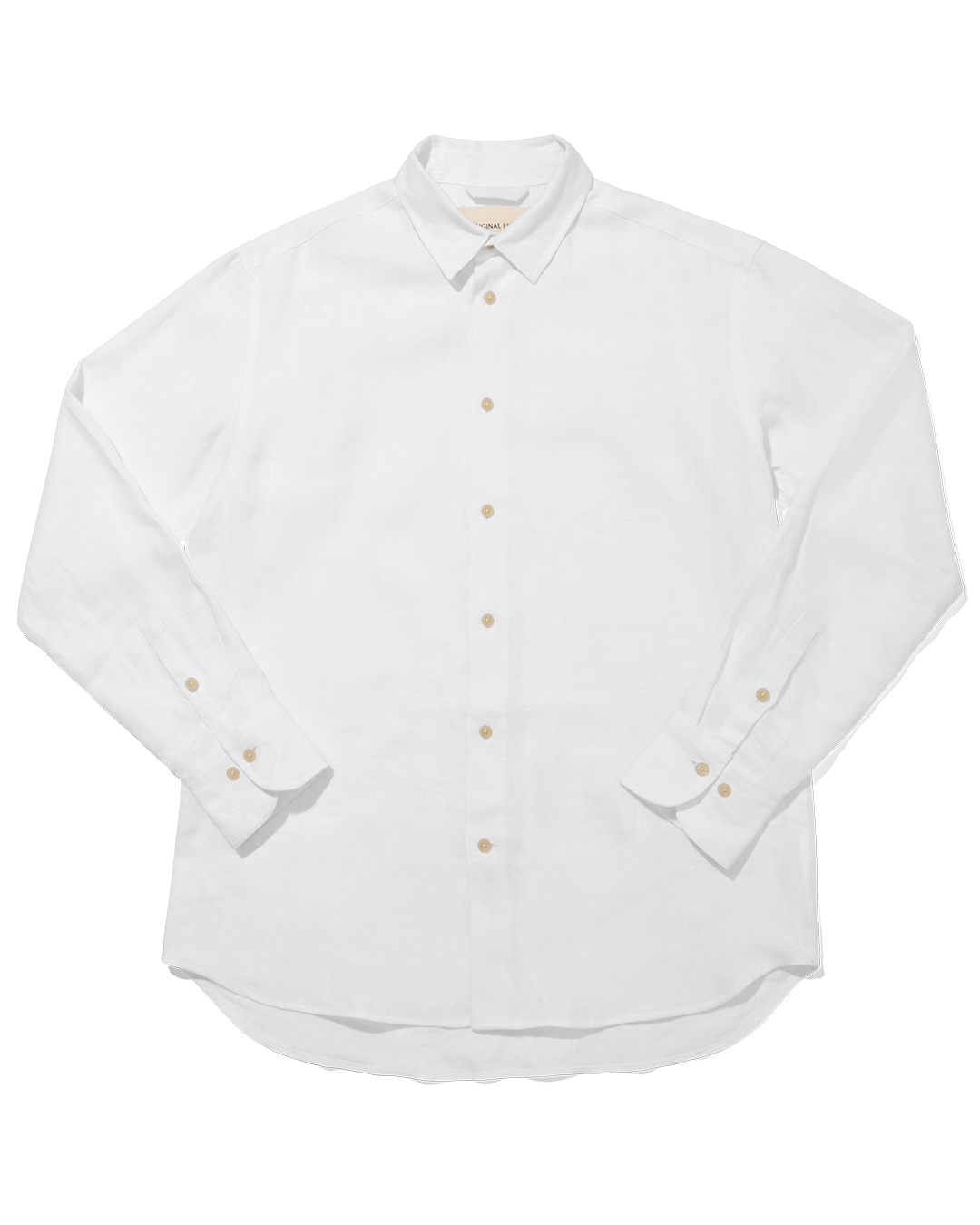 Heavy Linen Signature White