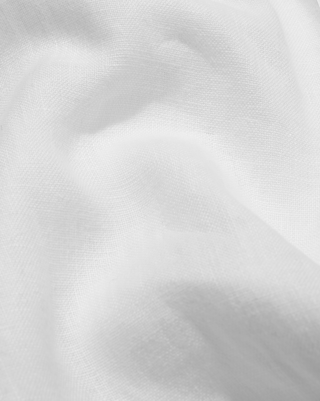 Heavy Linen Signature White