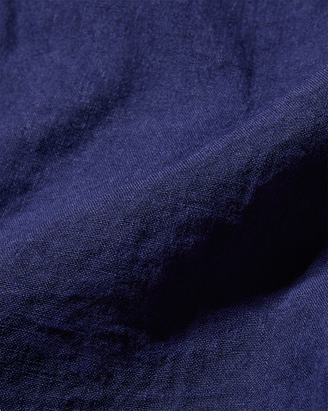 Laundered Linen Suit Trouser Navy Blue