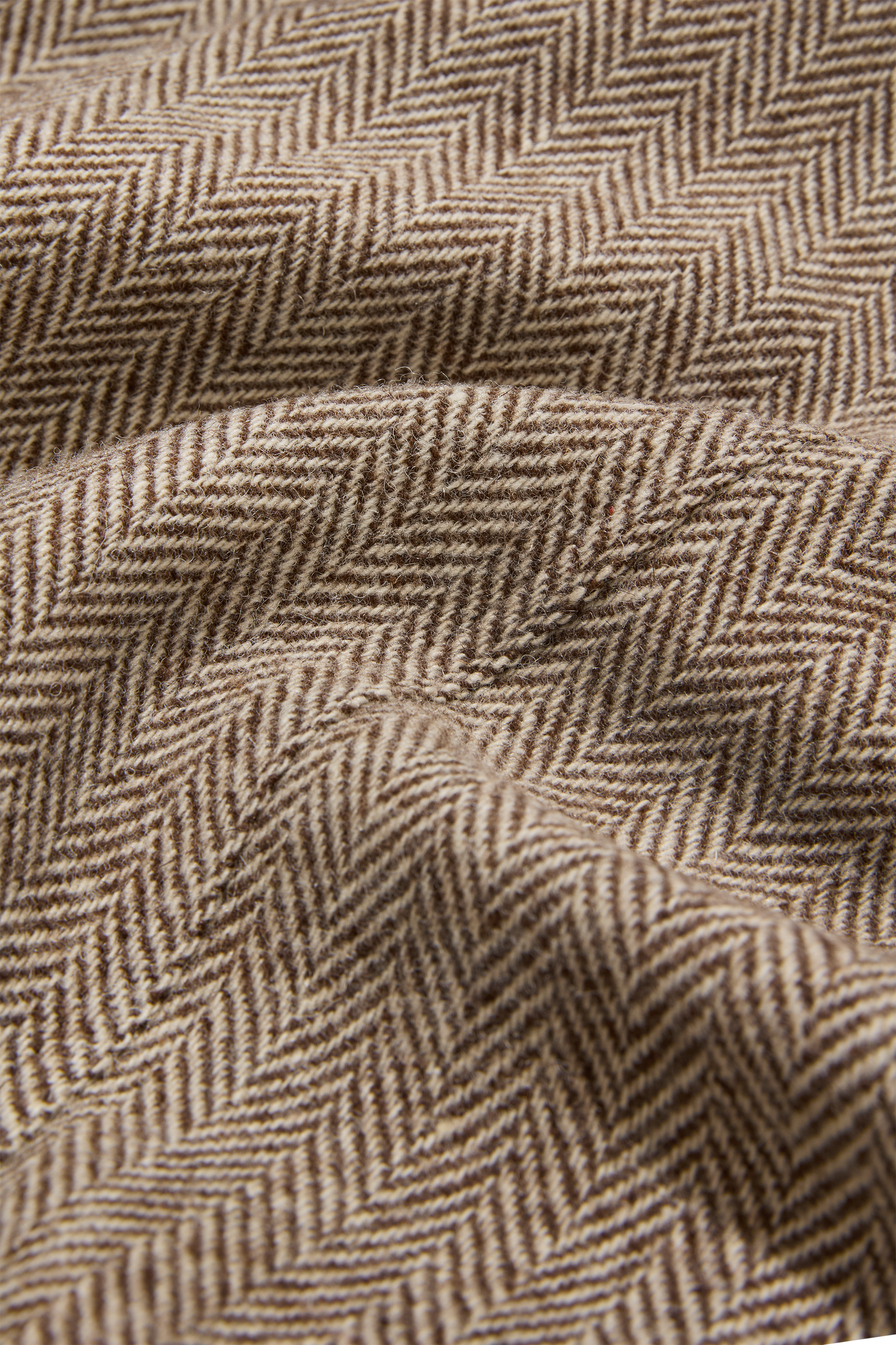 Wool Field Jacket Burnt Herringbone
