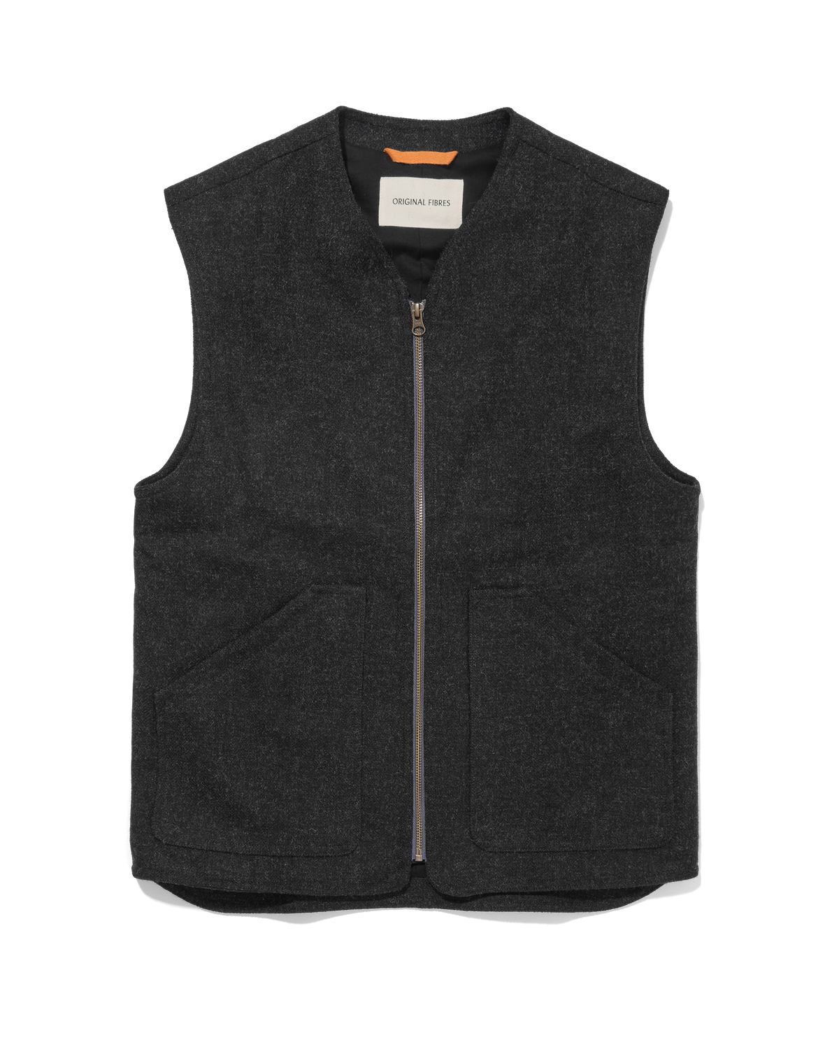 Gilet Charcoal Herringbone