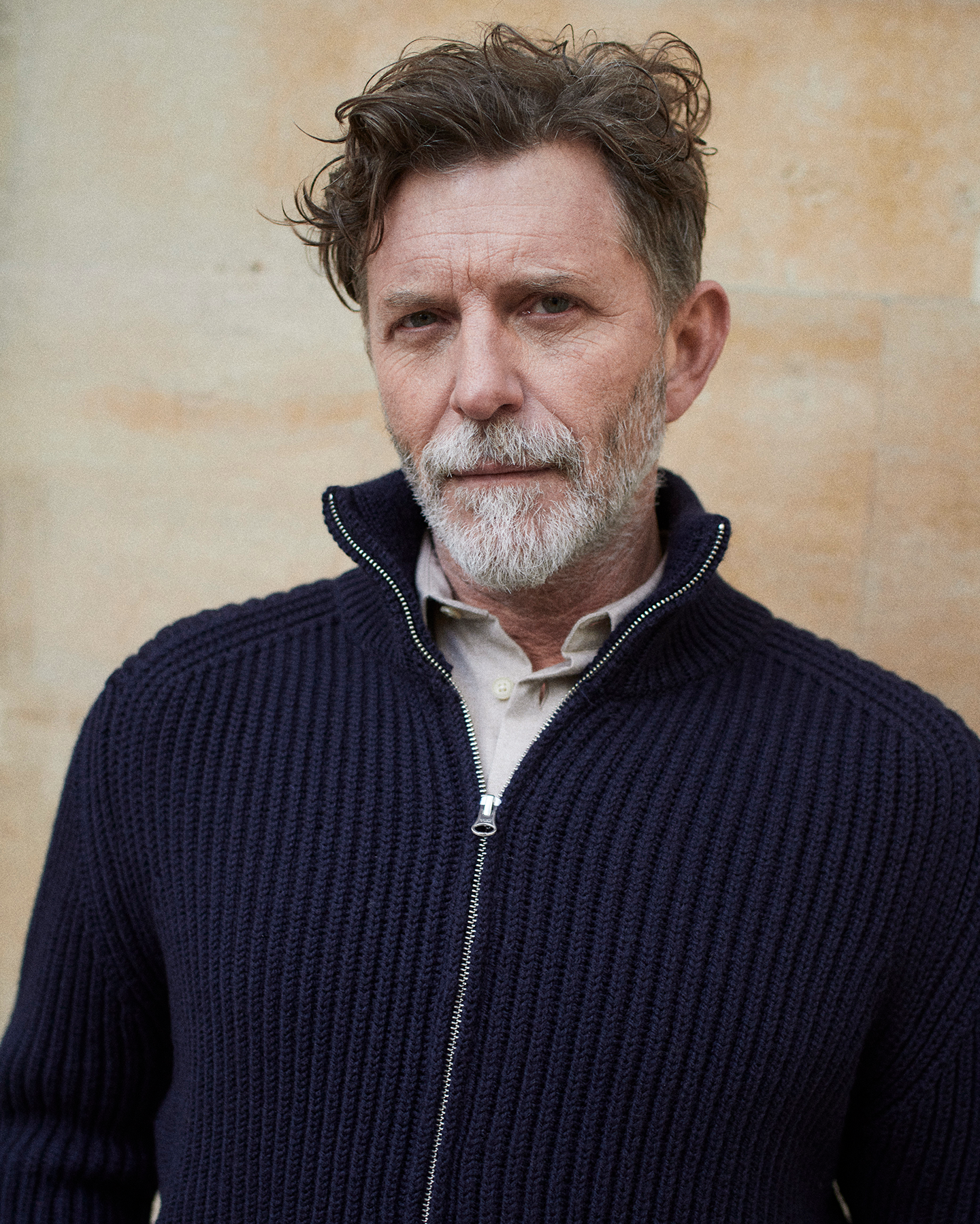 Ribbed Studio Warmer Navy