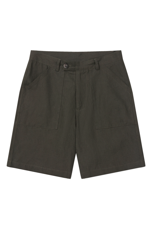 Patch Pocket Shorts 9 inch Arabica