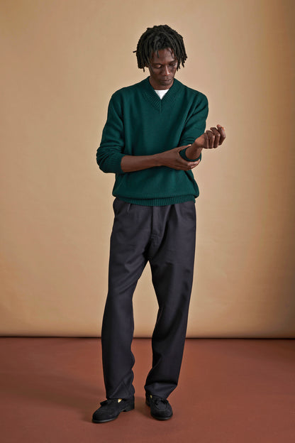 Grandpa’s V Neck Pine Green