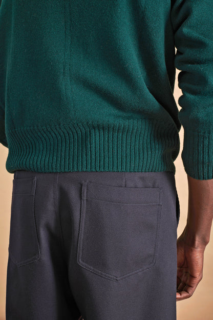 Grandpa’s V Neck Pine Green