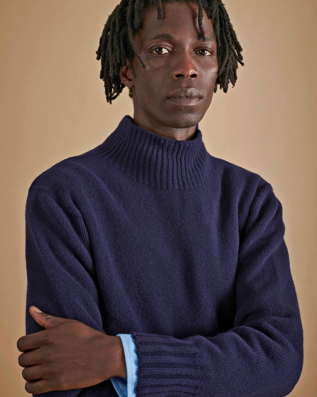 Mock Neck Midnight