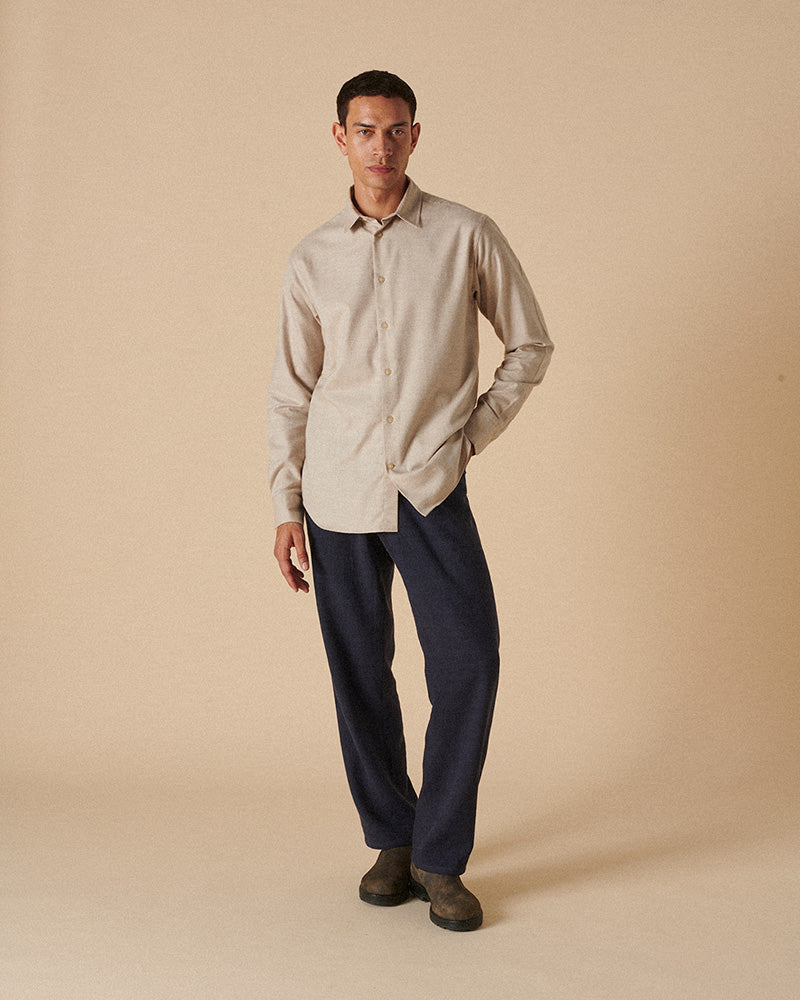 Cotton & Cashmere Signature Oatmeal Twill