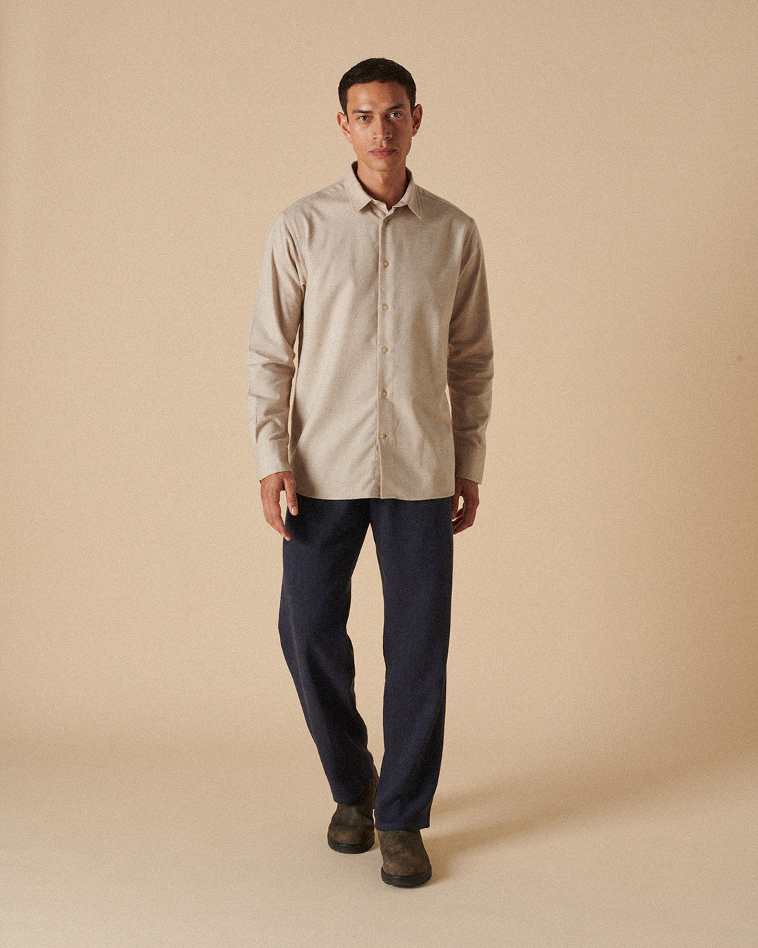 Cotton & Cashmere Signature Oatmeal Twill