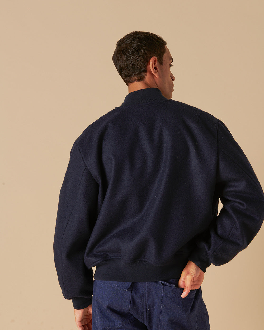 Melton Navy Varsity Bomber