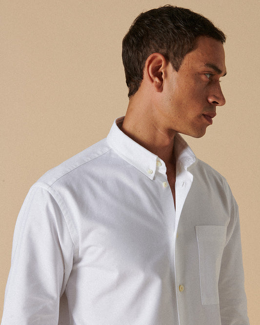 Oxford Cloth Button Down Optical White