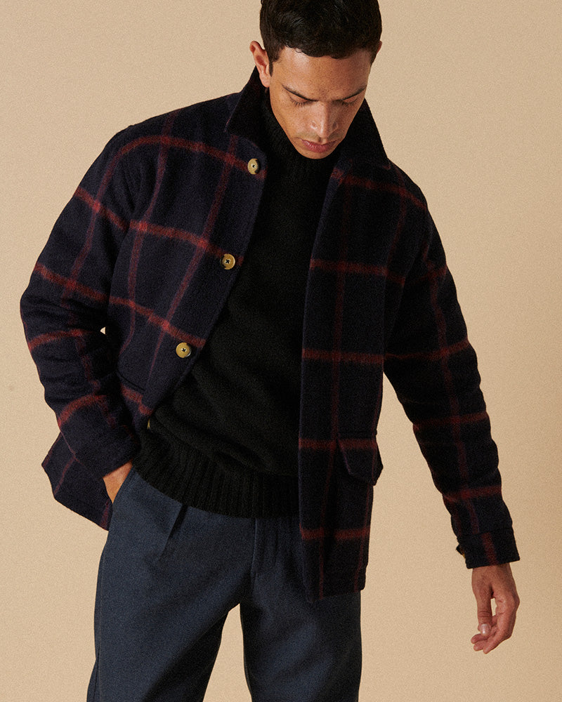 Wool Field Jacket Cairngorm Check