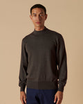 Merino High Neck Crew Mink