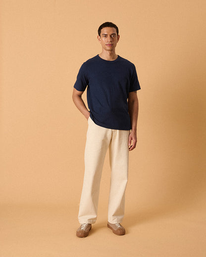 MbS X OF T Shirt Ink Blue