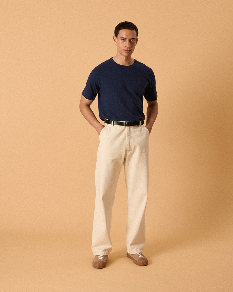 MbS X OF T Shirt Ink Blue