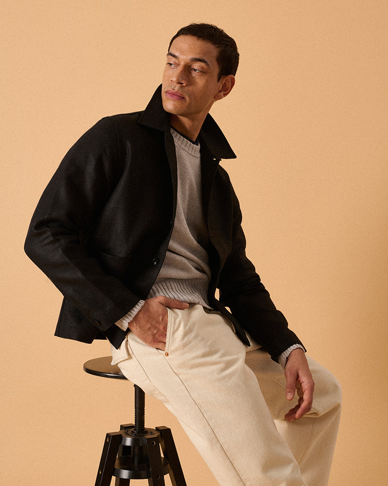 MbS X OF Worker's Jacket Black