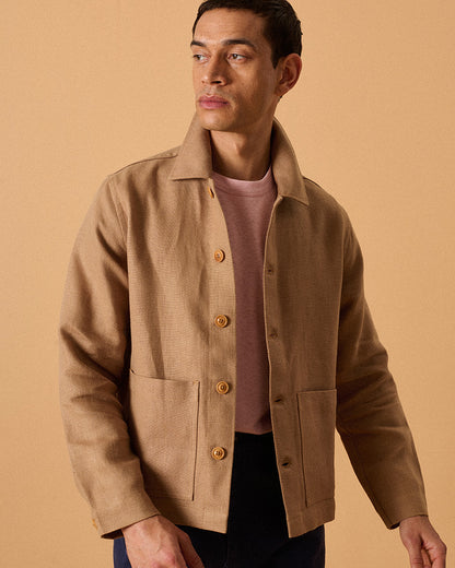 MbS X OF Worker's Jacket Desert Brown