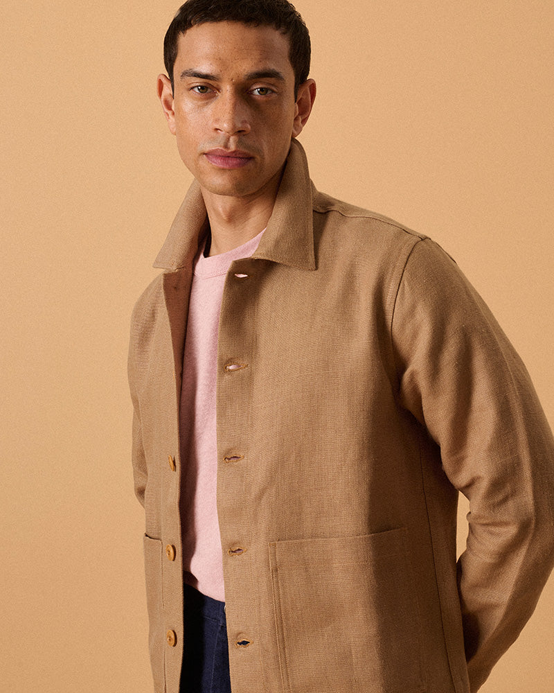 MbS X OF Worker's Jacket Desert Brown