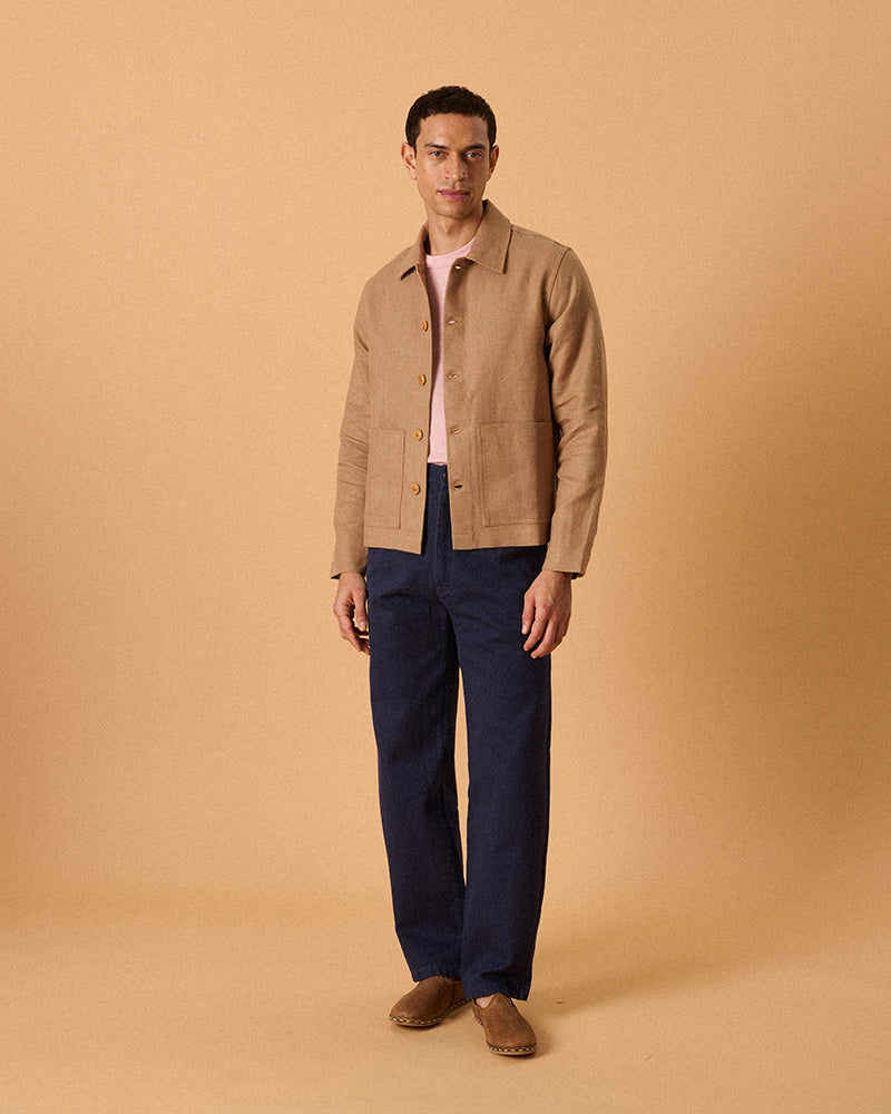 MbS X OF Worker's Jacket Desert Brown