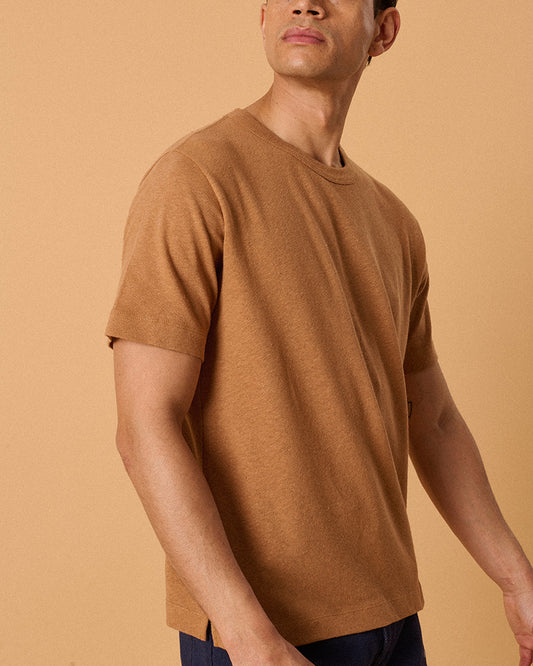 MbS x OF T Shirt Caramel