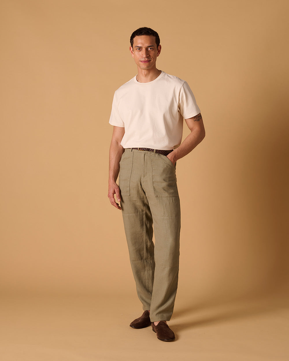 Patch Pocket Trouser Khaki