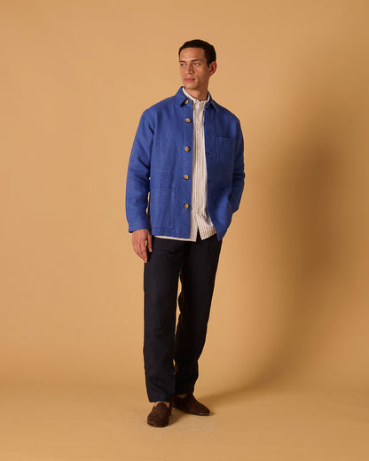 Medium Weight Railway Jacket Indigo