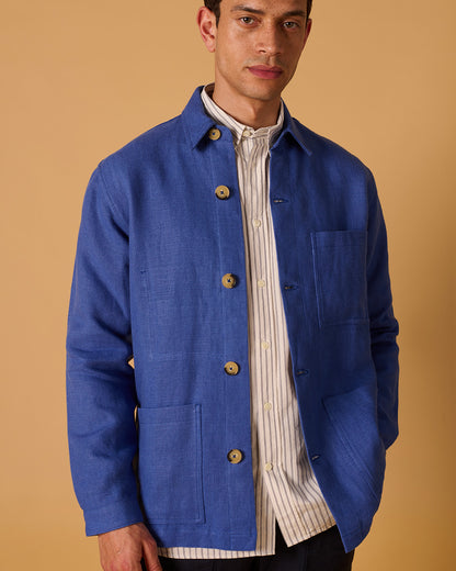 Medium Weight Railway Jacket Indigo
