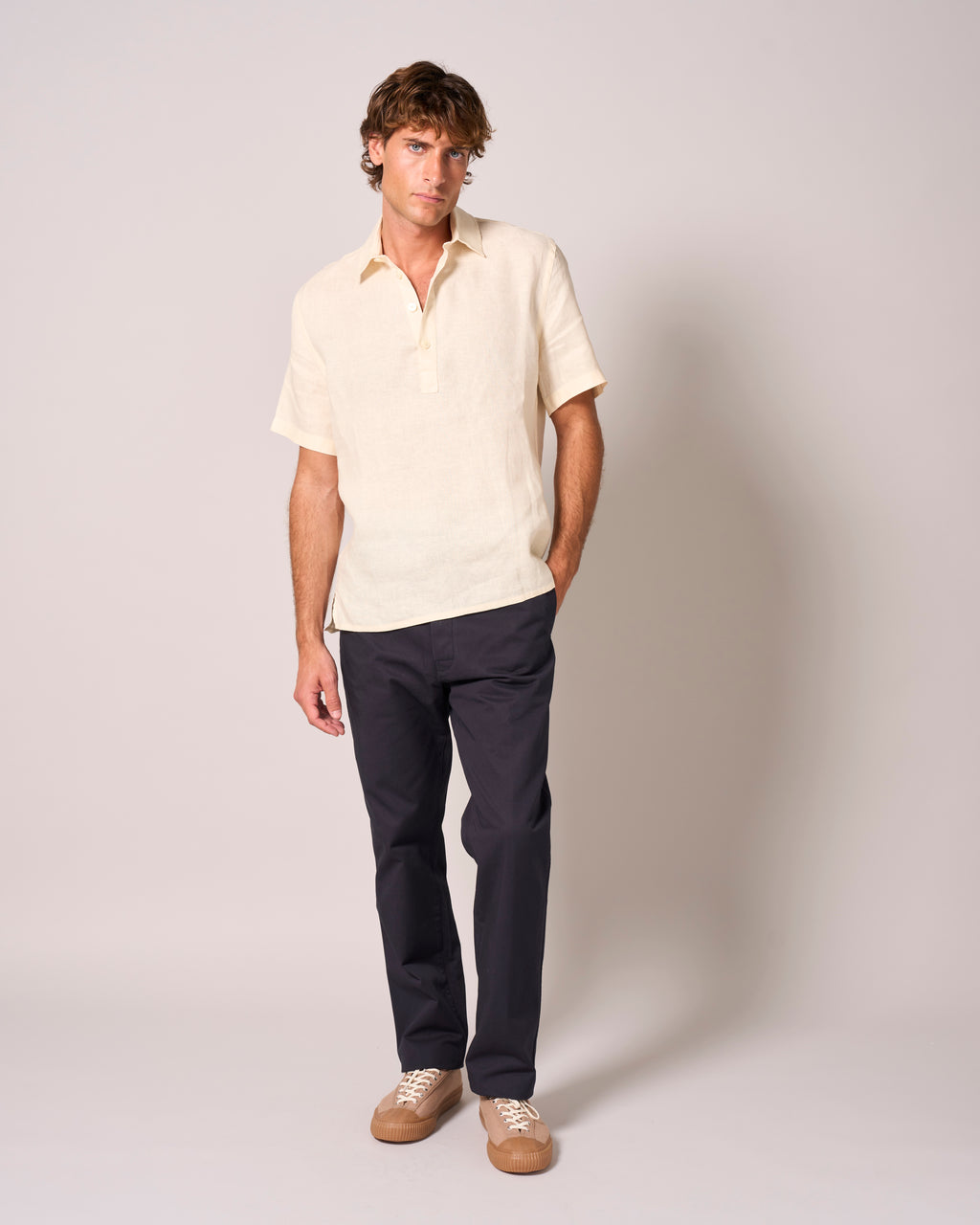 Cotton Chino Trouser Navy