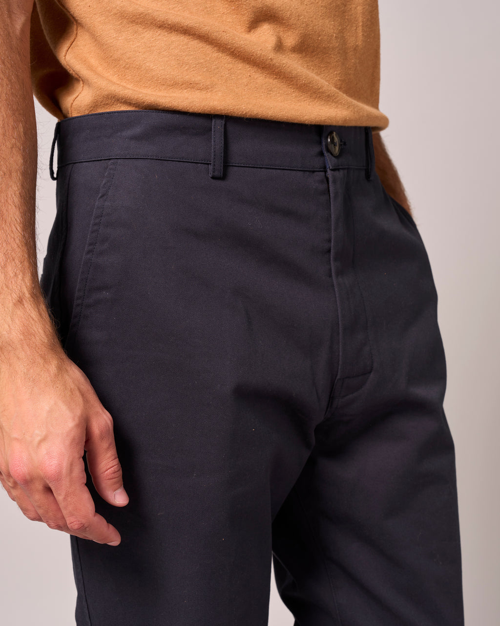 Cotton Chino Trouser Navy