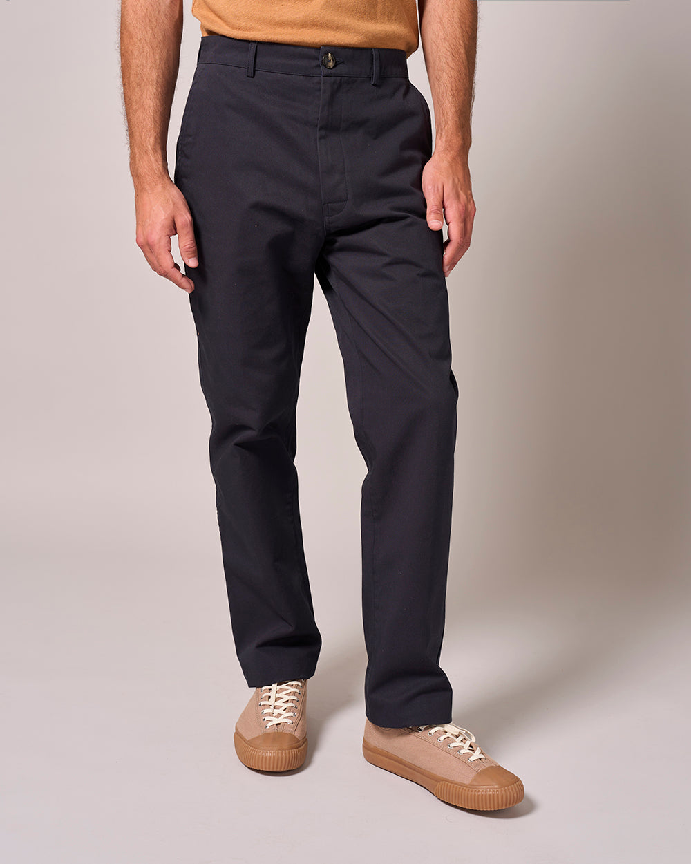 Cotton Chino Trouser Navy