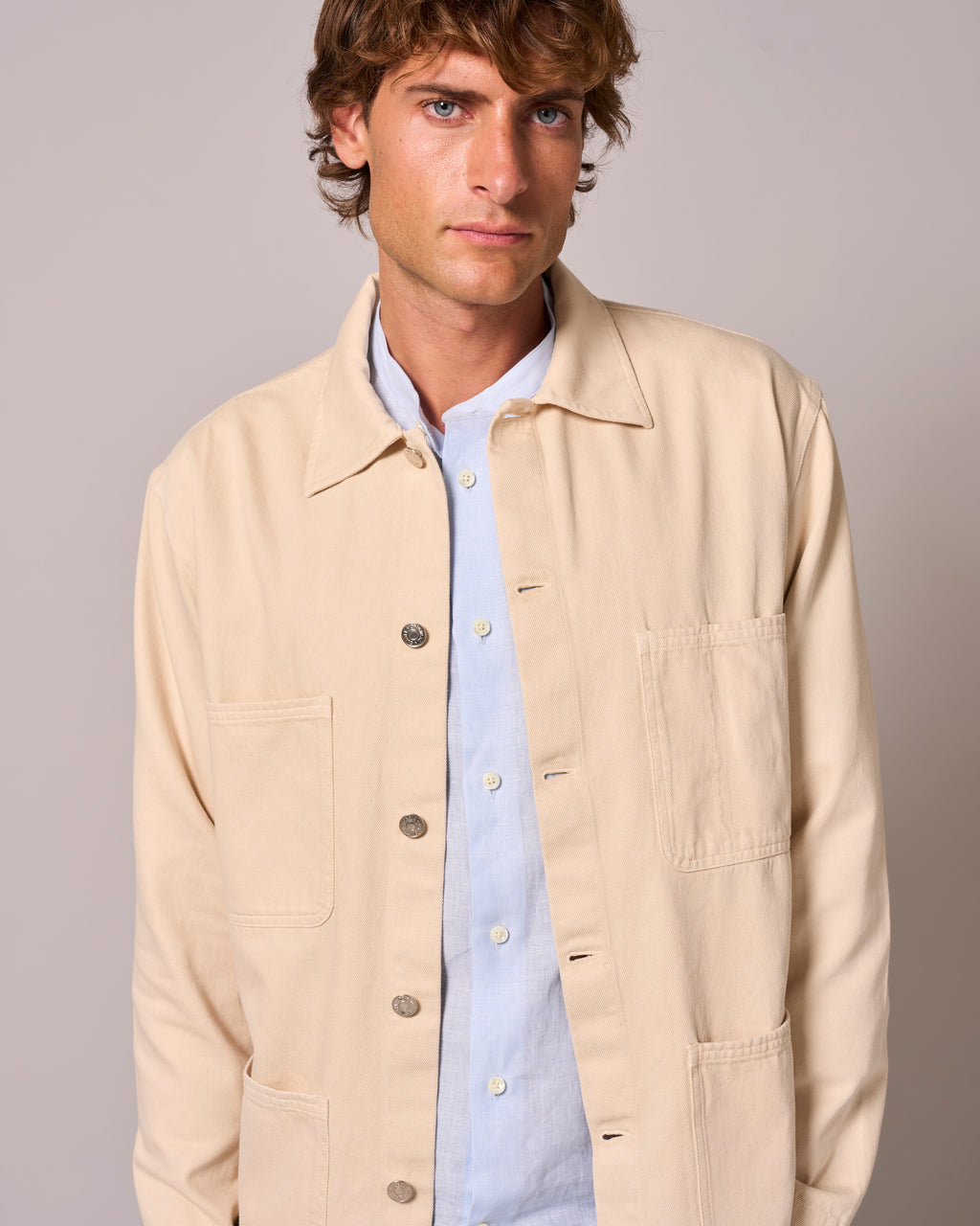 Cotton Stonecutter's Jacket Ecru